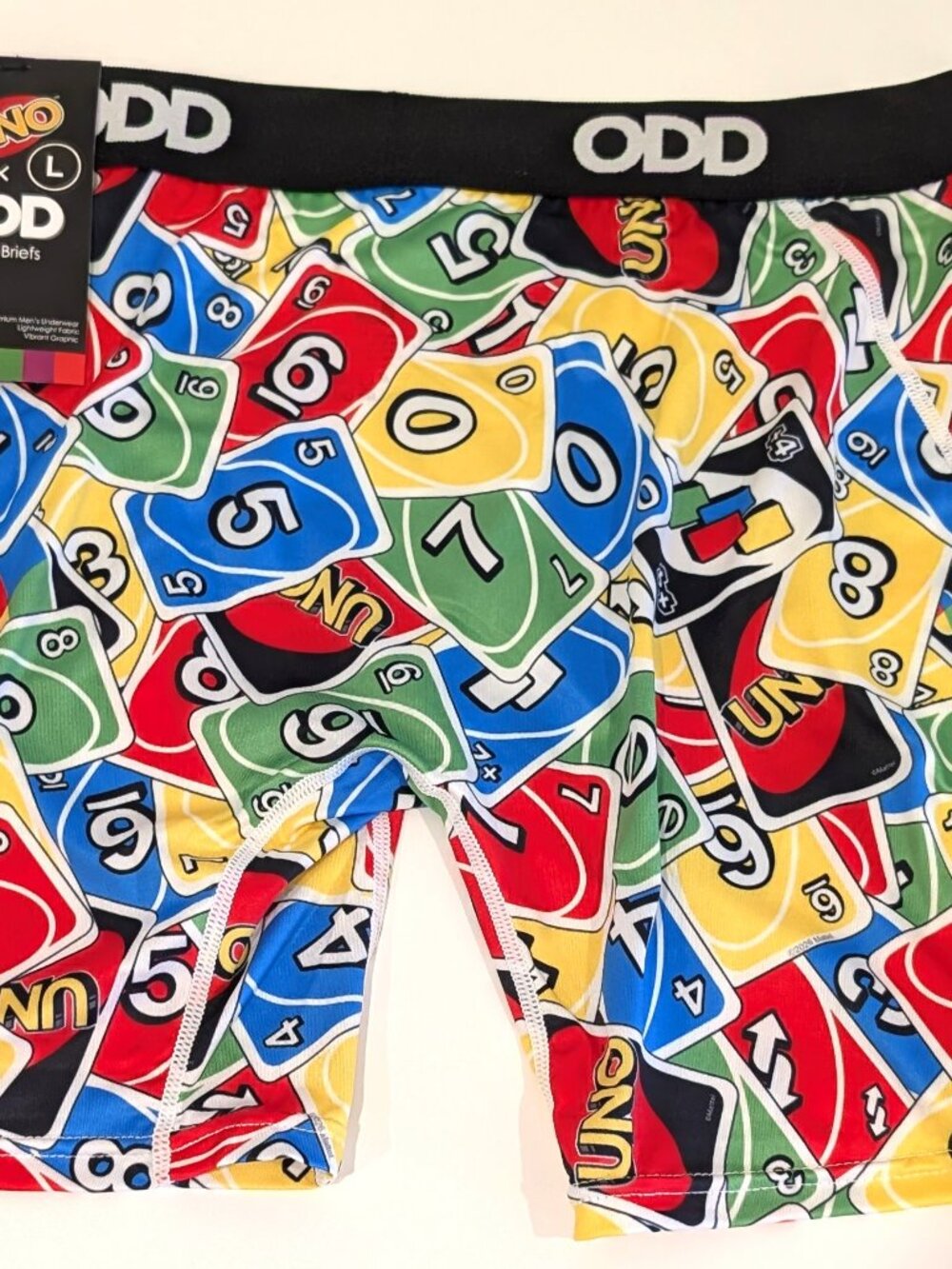 Odd Sox x UNO Card Game All-Over Print Boxer Briefs (Large) NWT 🃏🔥